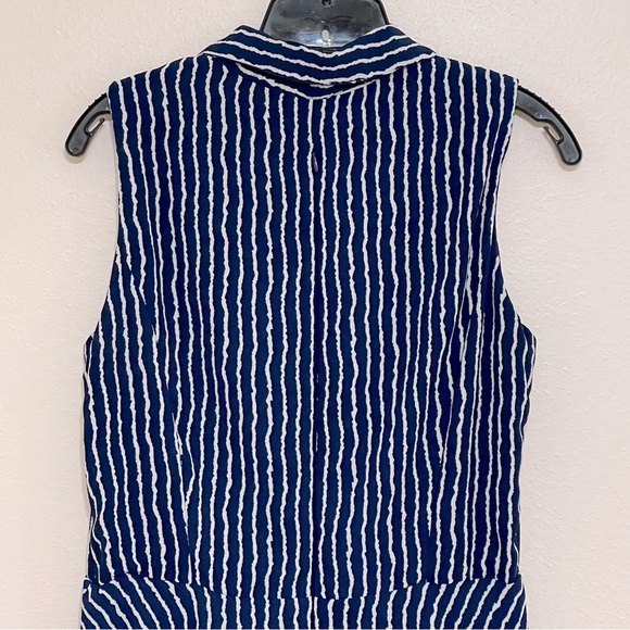 Gaby Skye Striped Dress Hankerchief Hem Size 12 - Picture 7 of 16